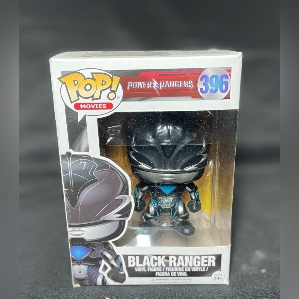 NEW Funko Pop 'Movies' BLACK RANGER #396 Mighty Morphin' Power Rangers